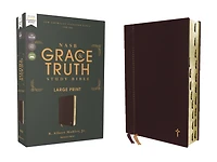NASB, The Grace and Truth Study Bible (Trustworthy Practical Insights), Large Print, Hardcover, Green, Red Letter, 1995 Text, Comfort Print
