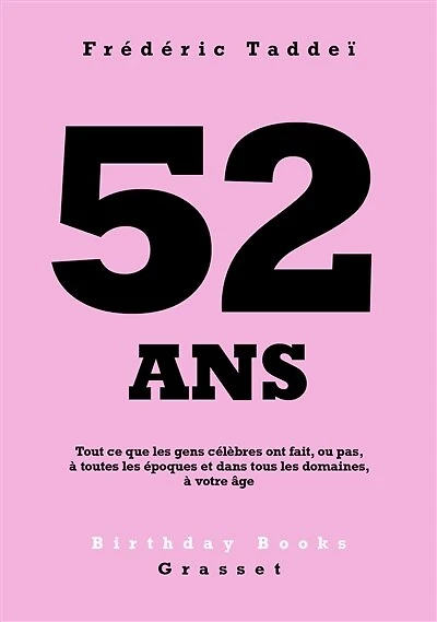 52 ans : tout ce que les gens célèbres ont fait, ou pas, à toutes époques et dans tous domaines, votre âge: âge