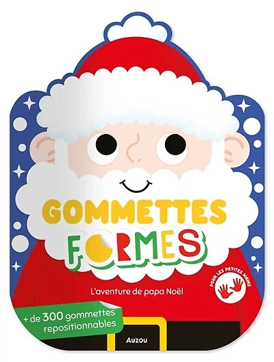 L' aventure de papa Noël: gommettes formes