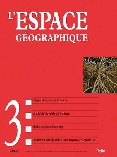 Espace géographique, n°3(2010)