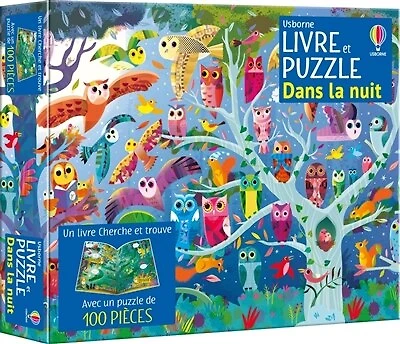 Dans la nuit : Coffret Livre et puzzle : Dès 5 ans: Coffret Livre et puzzle