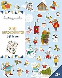 250 autocollants: Bel Hiver