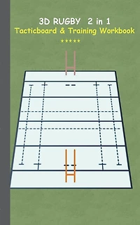 3D Rugby 2 in 1 Tacticboard and Training Book