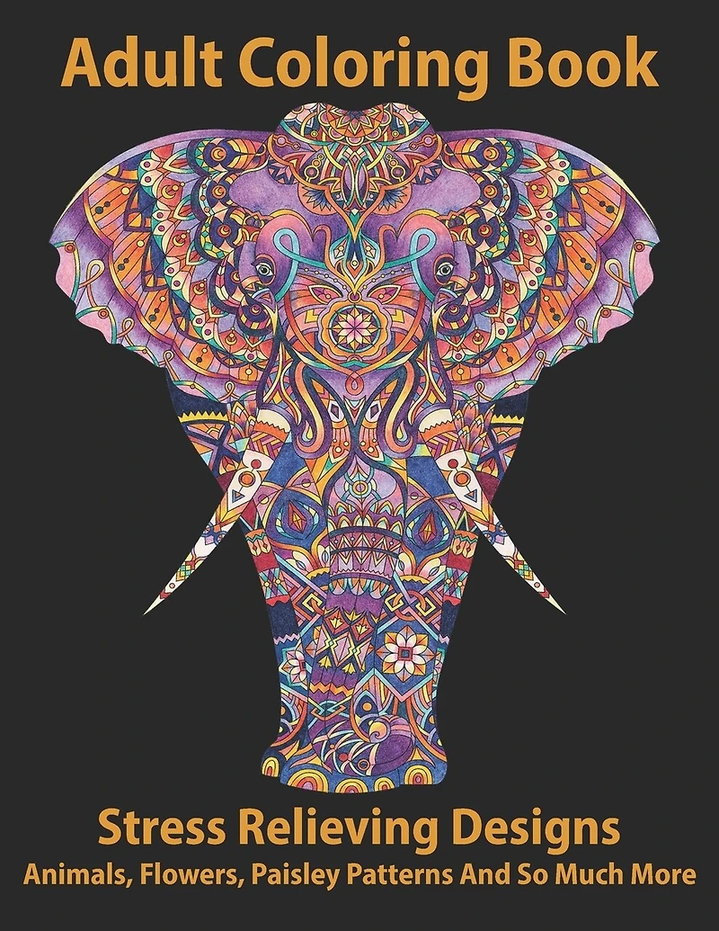 Adult Coloring Book: Animals