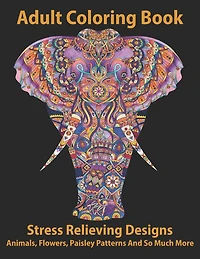 Adult Coloring Book: Animals