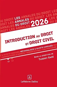 Introduction au droit et civil: méthodologie & sujets corrigés