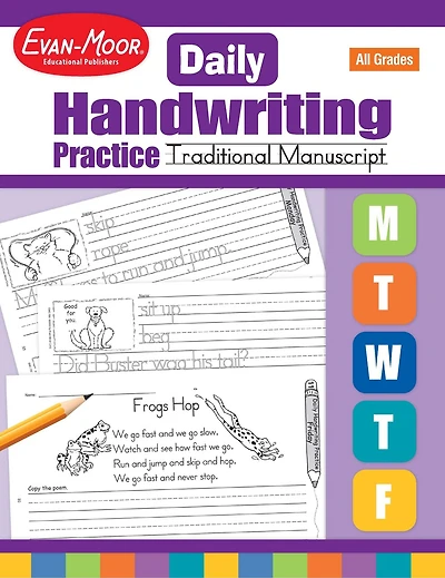Daily Handwriting Practice: Traditional Manuscript, Kindergarten - Grade 6 Teacher Edition