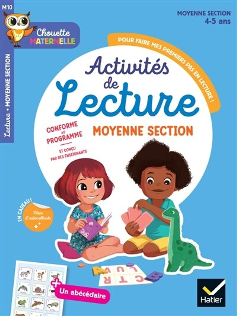 Activités de lecture pour faire mes premiers pas en !: moyenne section, 4-5 ans