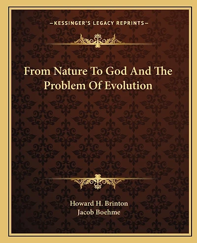 From Nature To God And The Problem Of Evolution