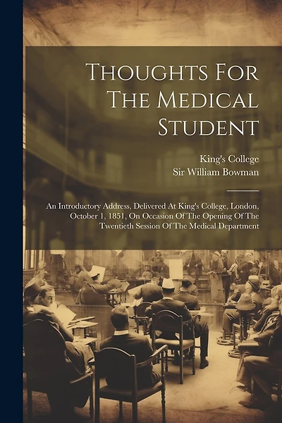 Thoughts For The Medical Student: An Introductory Address, Delivered At King's College, London, October 1, 1851, On Occasion Of The Opening Of The Twentieth Session Of The Medical Department
