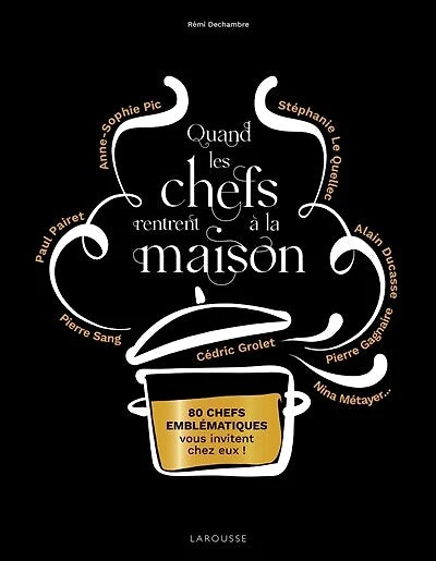 Quand les chefs rentrent à la maison: 80 emblématiques vous invitent chez eux !