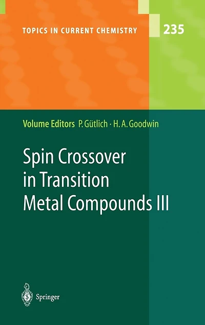 Spin Crossover in Transition Metal Compounds III
