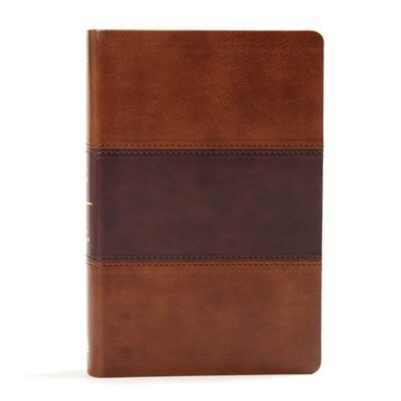 KJV Large Print Personal Reference Bible, Earthen SuedeSoft LeatherTouch