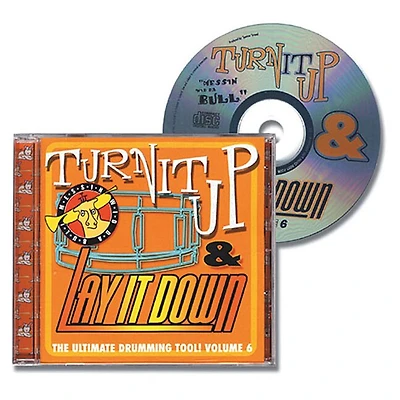 Turn It Up & Lay It Down, Vol. 6 - "Messin' Wid Da Bull": Play-Along CD for Drummers