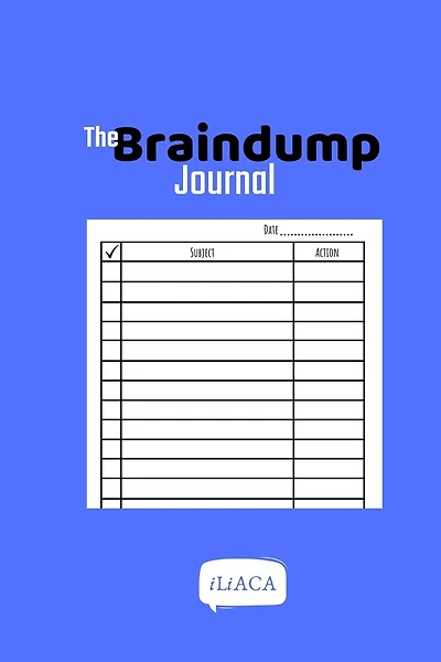 The Braindump Journal: Blue Cover