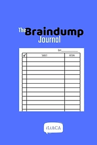 The Braindump Journal: Blue Cover