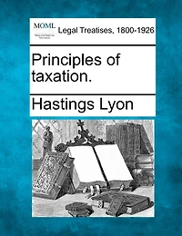 Principles of taxation.