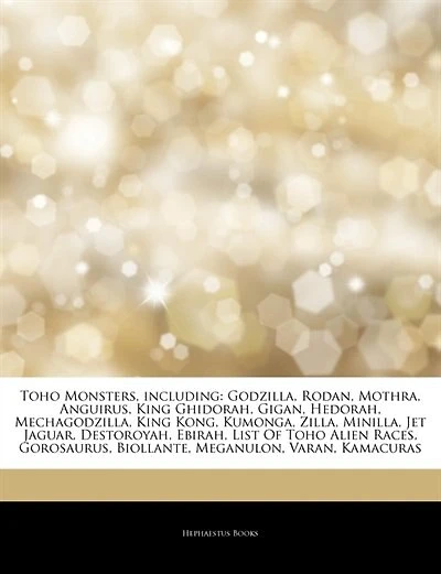 Articles On Toho Monsters, including: Godzilla, Rodan, Mothra, Anguirus, King Ghidorah, Gigan, Hedorah, Mechagodzilla, King Kong, Kumonga