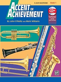 Accent on Achievement, Bk 1: Combined Percussion-S.D., B.D., Access. and Mallet Percussion, Book Online Audio/Soft: &