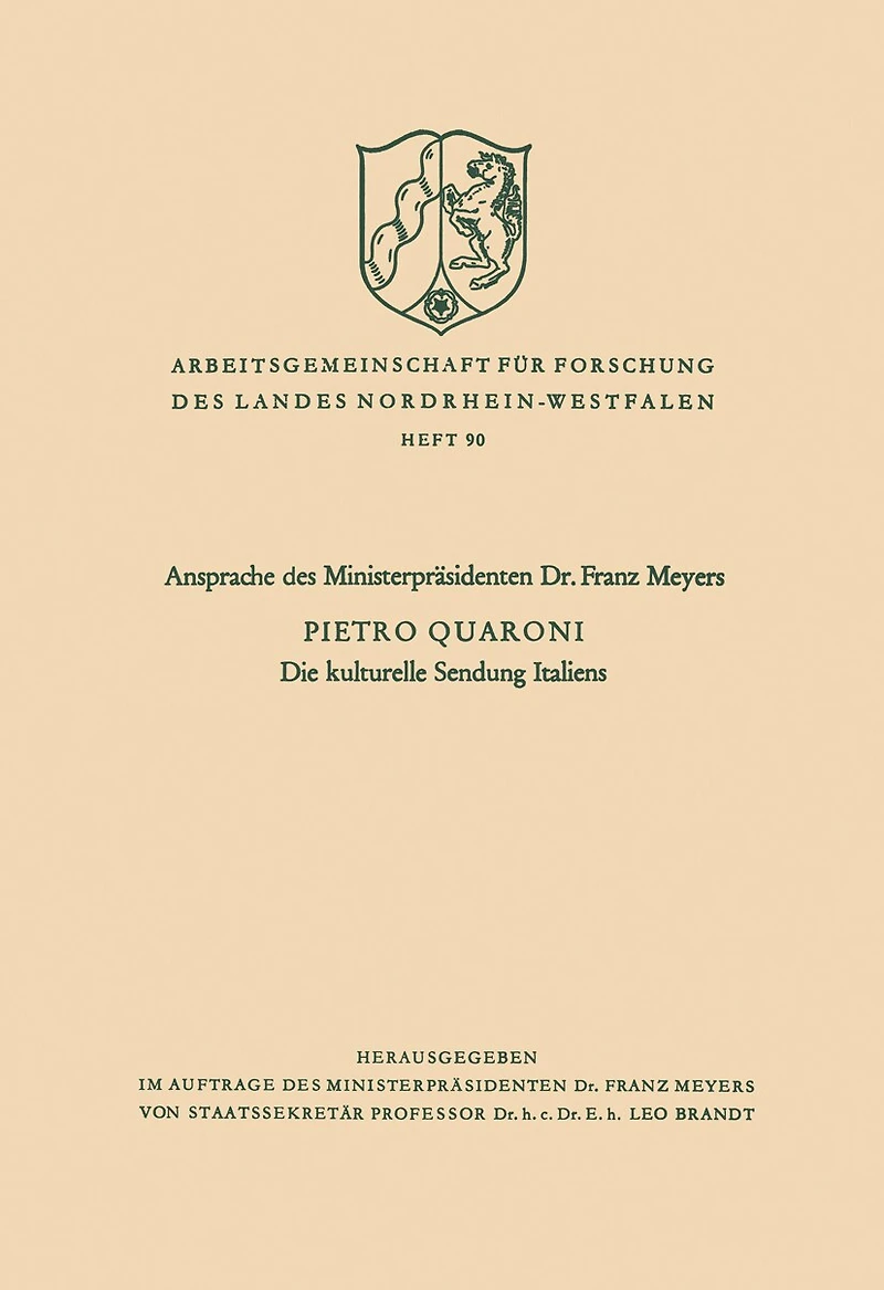 Die kulturelle Sendung Italiens