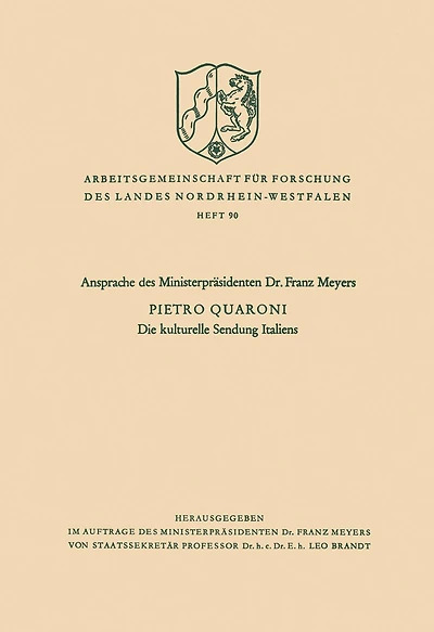 Die kulturelle Sendung Italiens