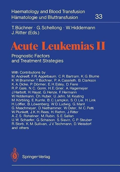 Acute Leukemias II: Prognostic Factors and Treatment Strategies