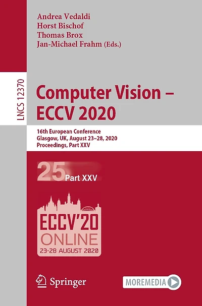 Computer Vision - Eccv 2020: 16th European Conference, Glasgow, Uk, August 23-28, 2020, Proceedings