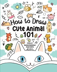 How to Draw Cute Animals 101 for Kids: A Step-by-Step Guide to Drawing Fun and Adorable Characters!