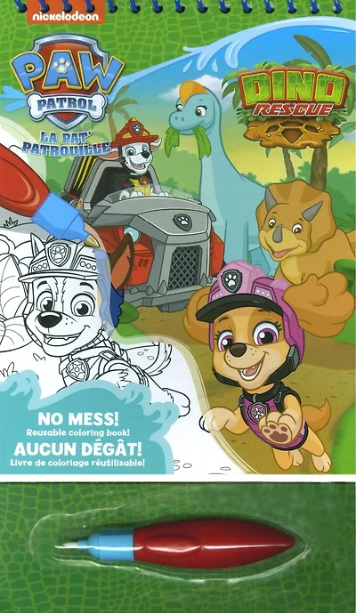 Pat'patrouille - Dino rescue: Livre de coloriage réutilisable !