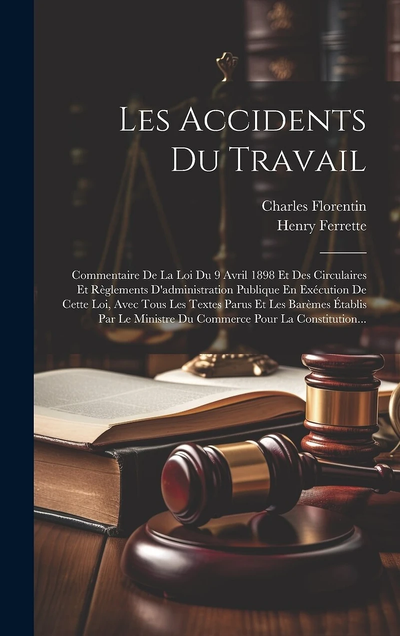 Les Accidents Du Travail: Commentaire De La Loi Du 9 Avril 1898 Et Des Circulaires Et Règlements D'administration Publique En Exécution De Cette Loi