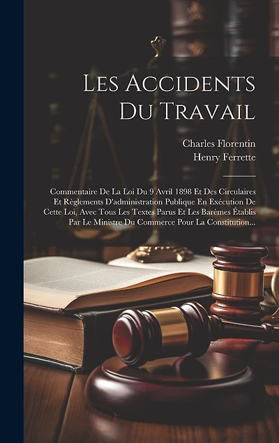Les Accidents Du Travail: Commentaire De La Loi Du 9 Avril 1898 Et Des Circulaires Et Règlements D'administration Publique En Exécution De Cette Loi