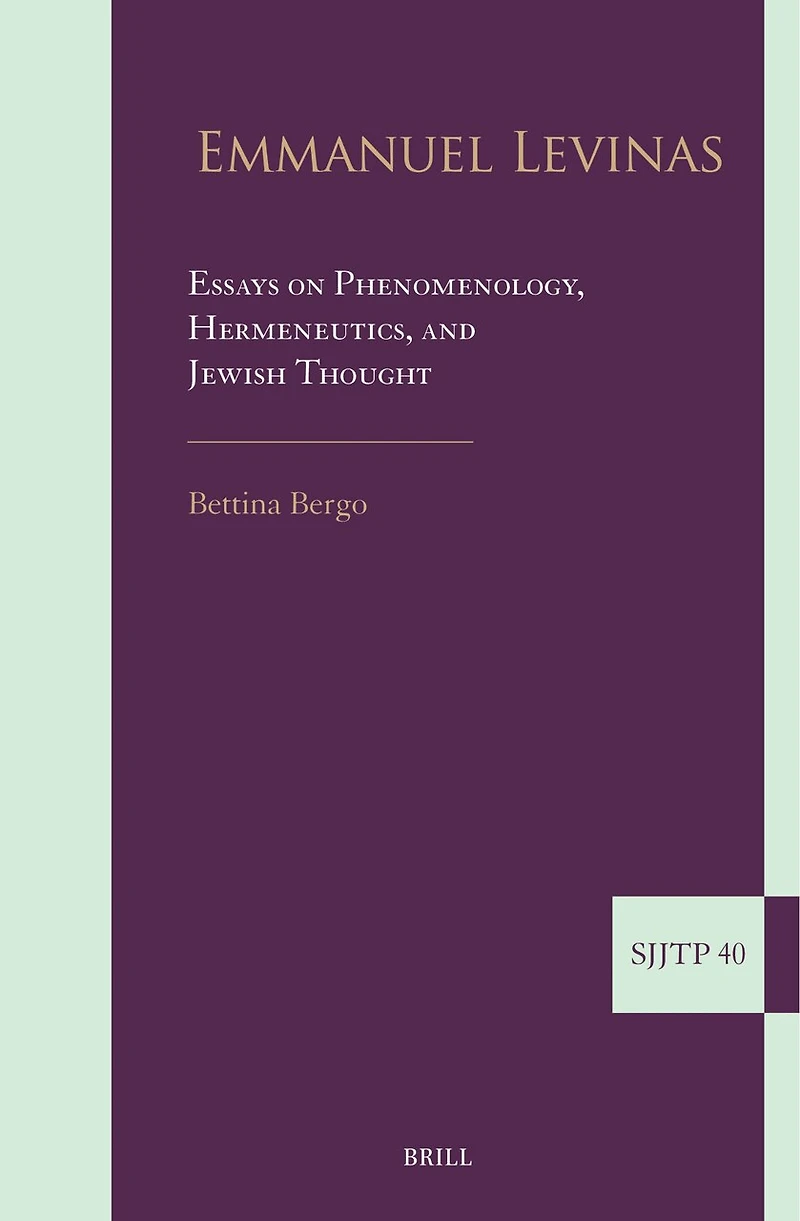 Emmanuel Levinas: Essays on Phenomenology, Hermeneutics, and Jewish Thought