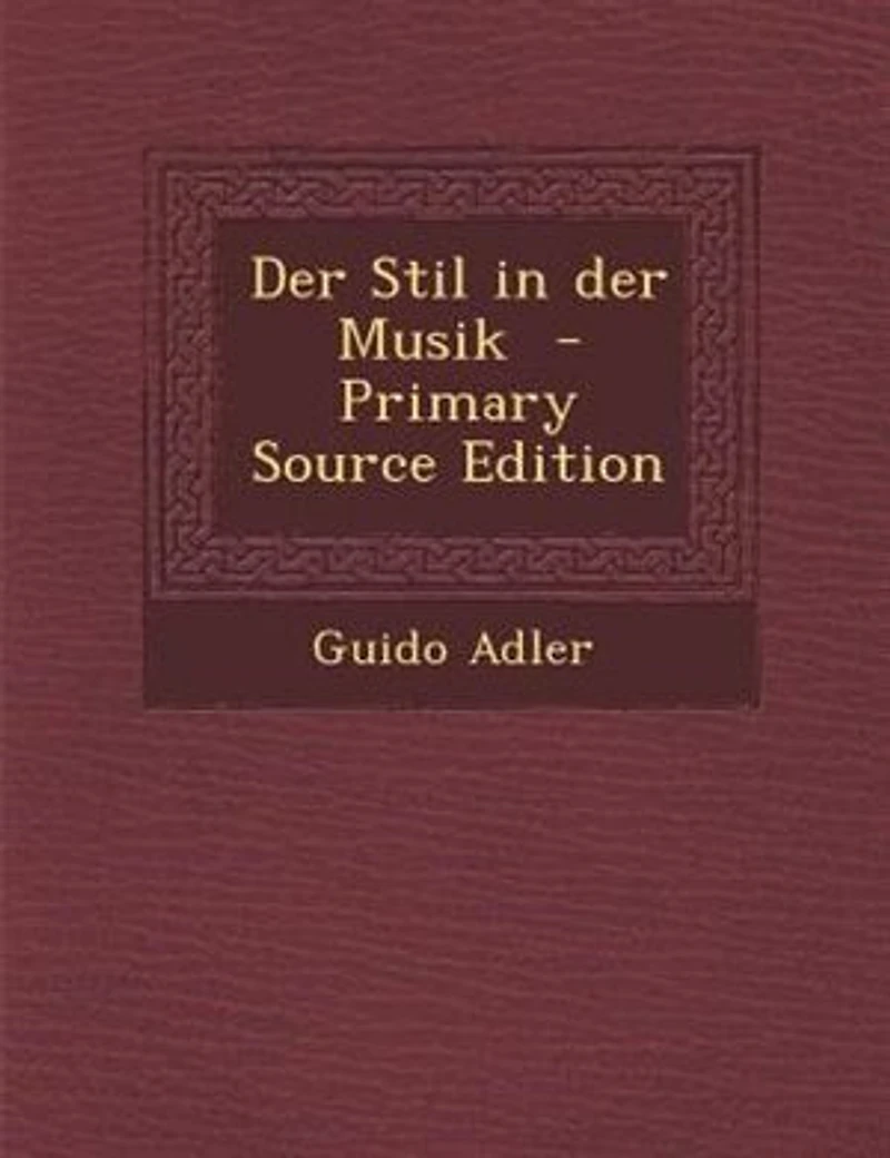 der Stil Musik (Classic Reprint)