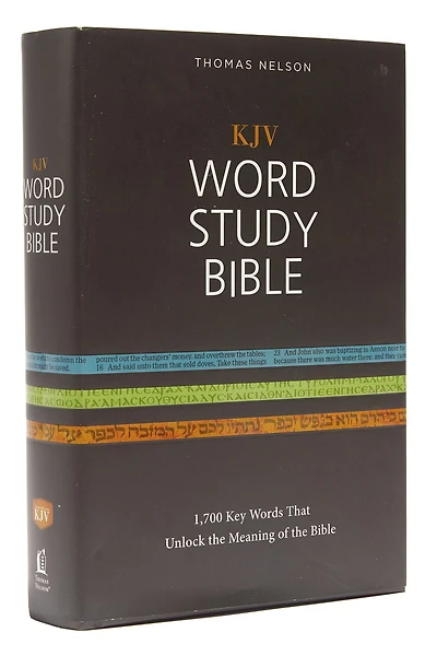 Kjv, Word Study Bible, Hardcover, Red Letter: 1,700 Key Words That Unlock The Meaning Of The Bible