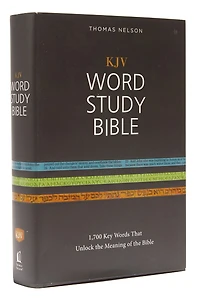 Kjv, Word Study Bible, Hardcover, Red Letter: 1,700 Key Words That Unlock The Meaning Of The Bible