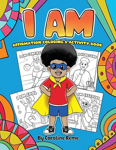 I AM affirmation coloring and activity book