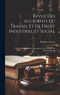 Revue Des Accidents Du Travail Et De Droit Industriel Et Social: Tijdschrift Der Arbeidsongevallen En Van Sociaal- En Nijverheidsrecht