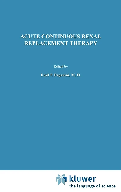 Acute Continuous Renal Replacement Therapy