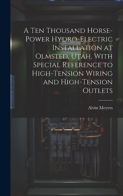 A Ten Thousand Horse-Power Hydro-Electric Installation at Olmsted, Utah, With Special Reference to High-Tension Wiring and High-Tension Outlets