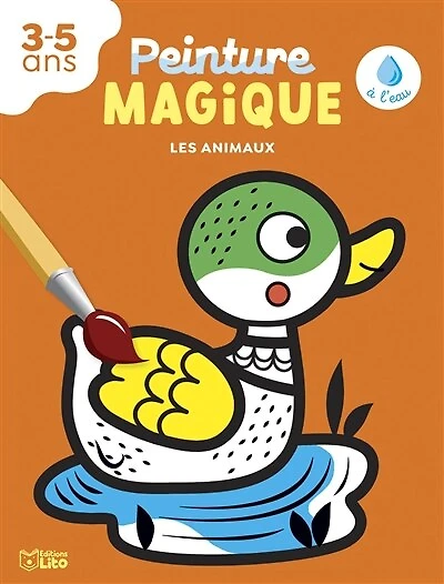 Les animaux: peinture magique à l'eau