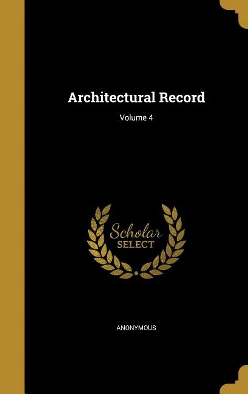 Architectural Record; Volume