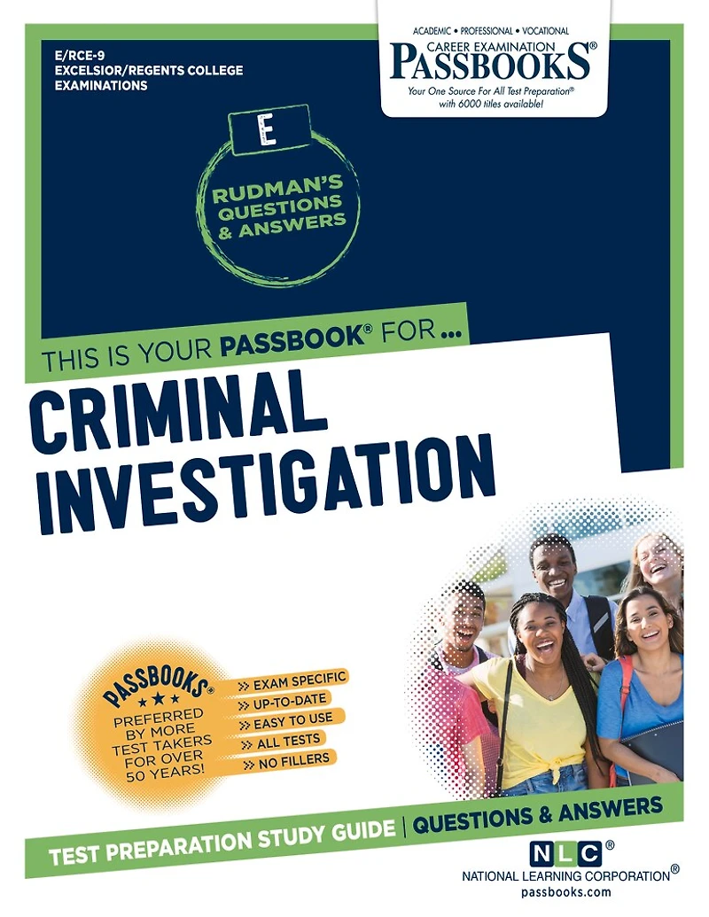 Criminal Investigation (RCE-9): Passbooks Study Guide