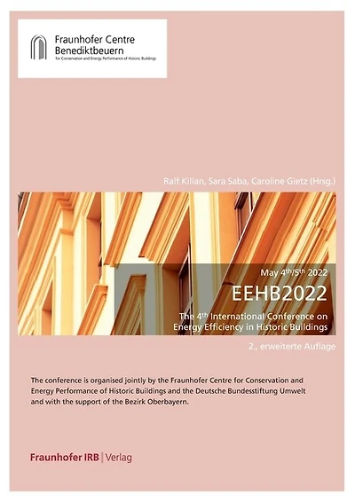 EEHB 2022. The 4th International Conference on Energy Efficiency in Historic Buildings