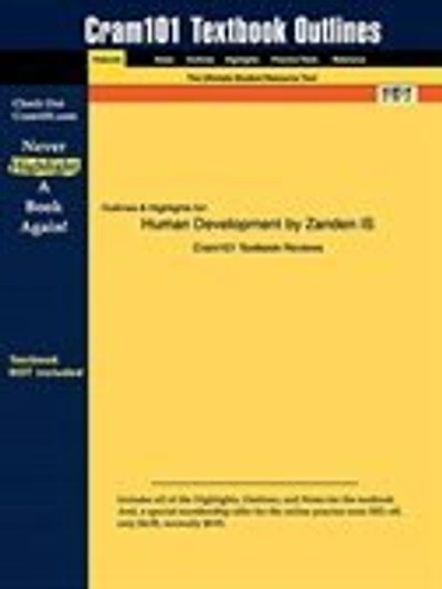 Studyguide For Human Development By Zanden, Isbn 9780073271309
