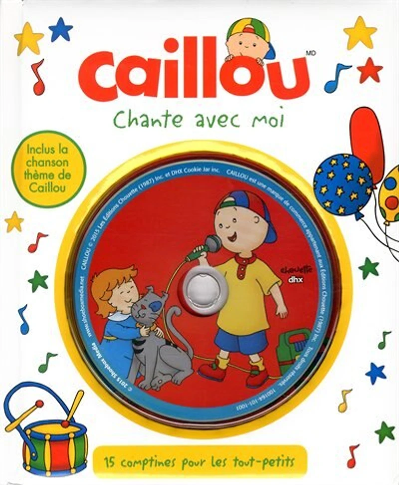 Caillou Chante avec moi avec CD