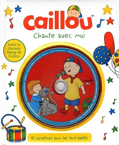 Caillou Chante avec moi avec CD