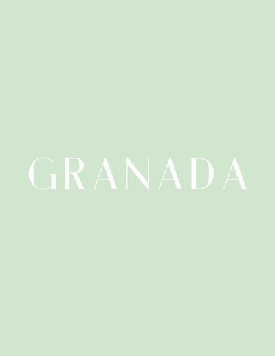 Granada: A Decorative Book │ Perfect for Stacking on Coffee Tables & Bookshelves │ Customized Interior Design & Home Decor