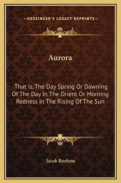 Aurora: That Is, The Day Spring Or Dawning Of The Day In The Orient Or Morning Redness In The Rising Of The Sun
