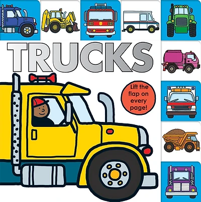 Lift-the-Flap Tab: Trucks: An interactive board book for little fans of trucks