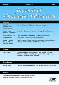 Journal of Character Education Vol 11 Issue 2